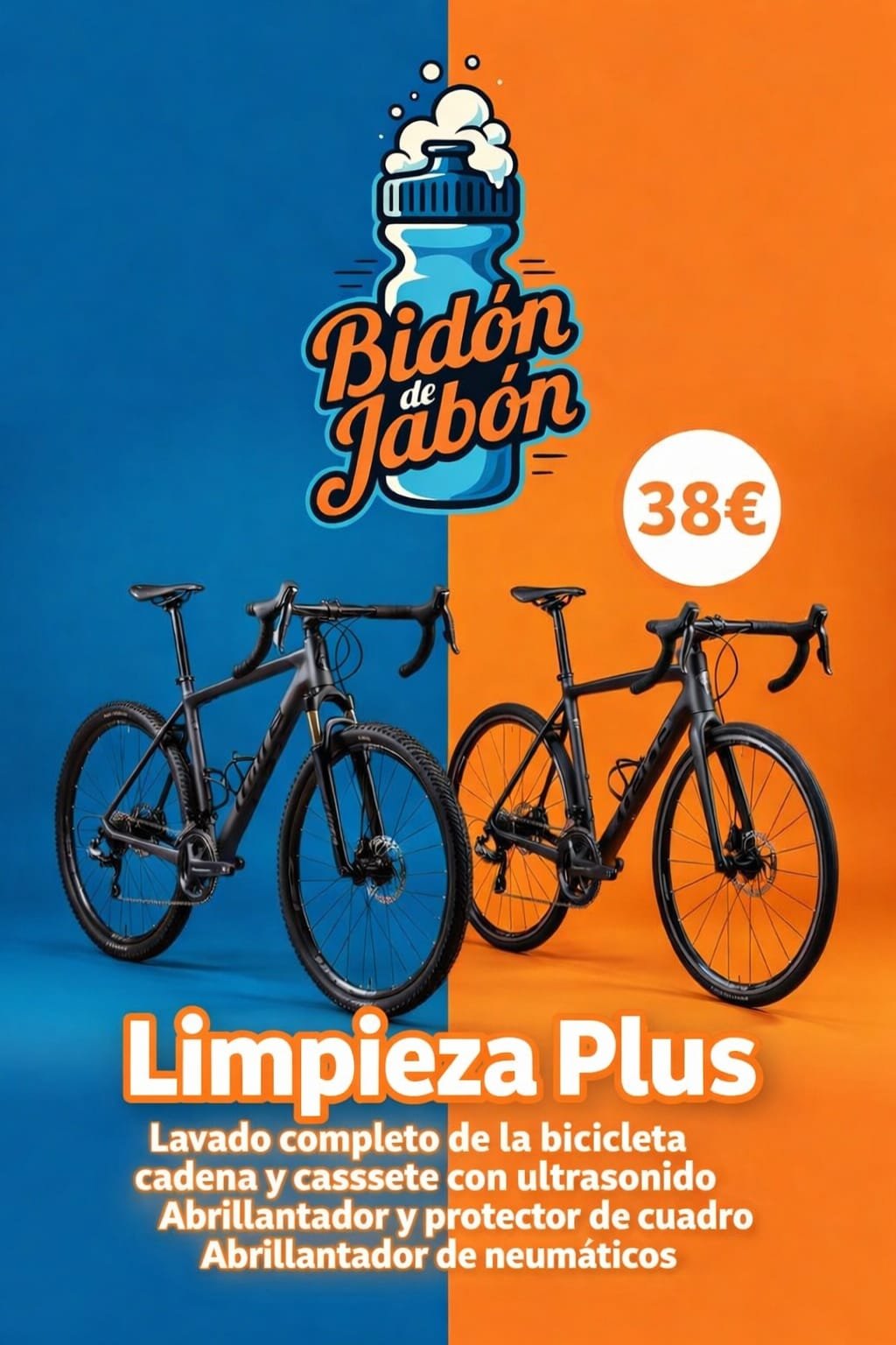 Limpieza Plus - Lavado completo de bicicleta